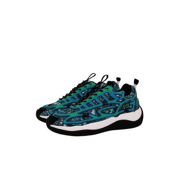 John Geiger 004 "Spring Camo" Blue/Green