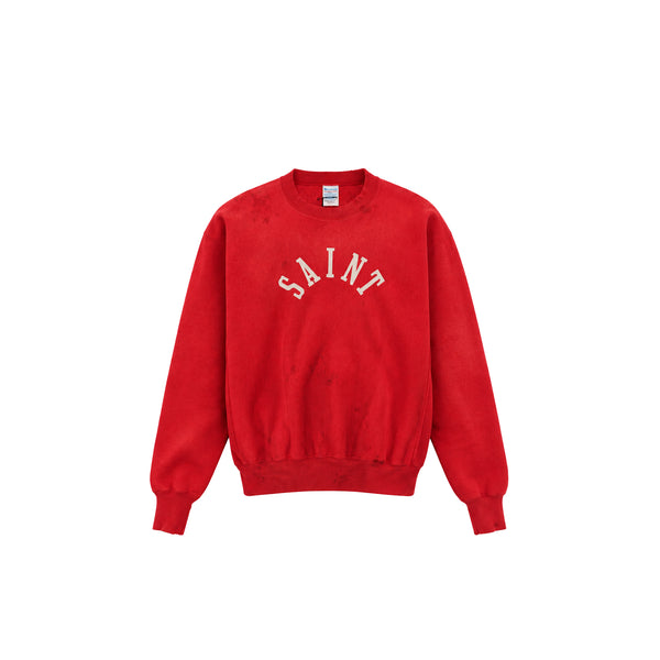Saint Michael Red Crewneck