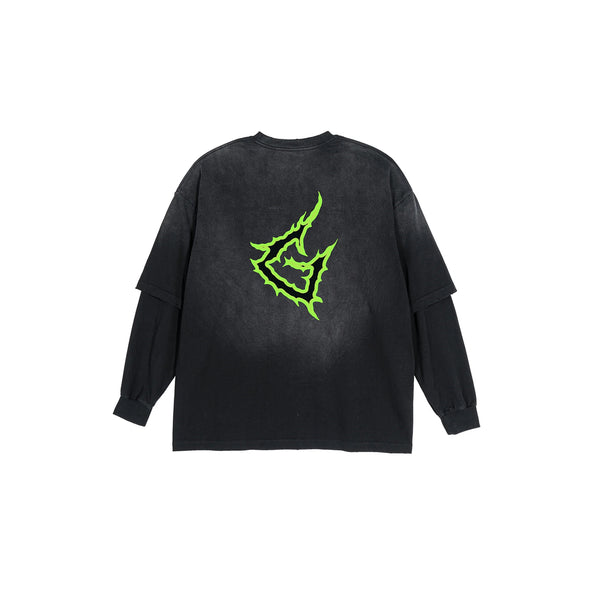 John Geiger DOUBLE OVAL GEIGER LOGO DOUBLE LONG SLEEVE