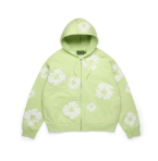 Cotton Wreath Zip Hoodie