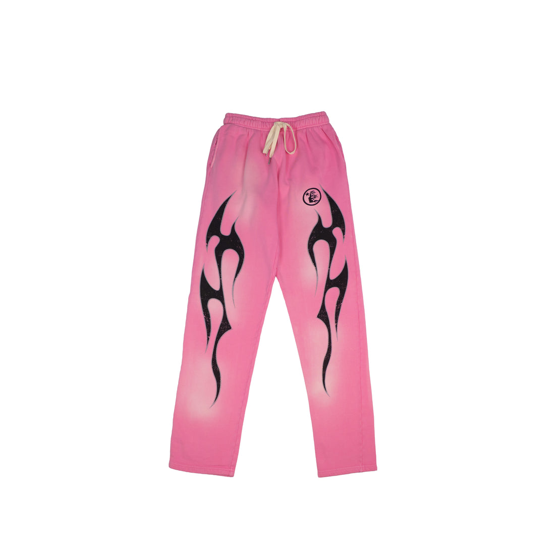 Hellstar Pink Black Flame Sweatpants