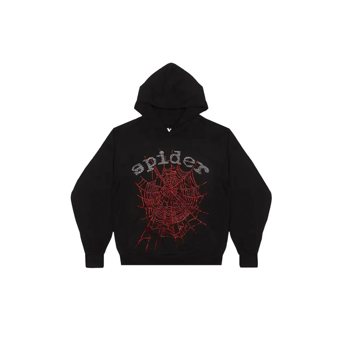 Sp5der OG Rhinestone Logo Hoodie