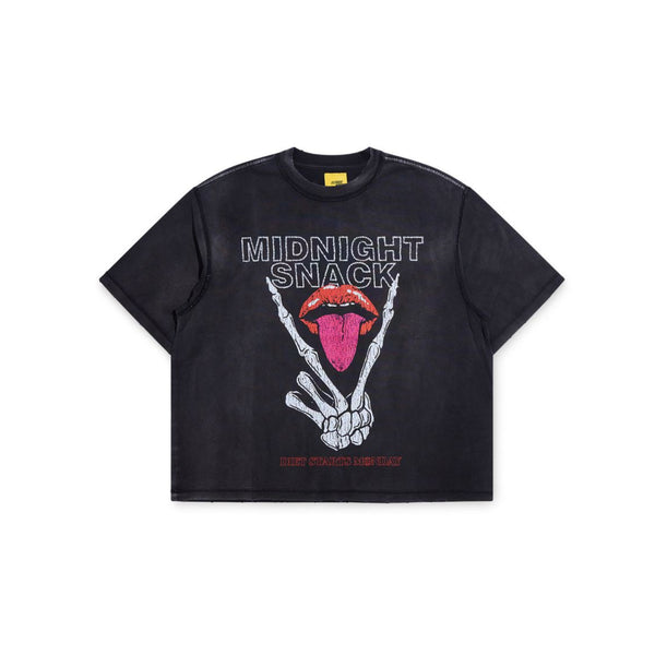 Diet Starts Monday Midnight Snack Tee - Washed Black