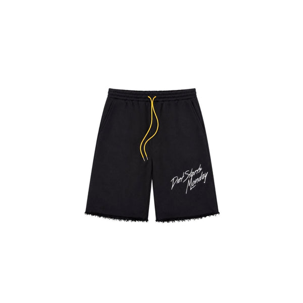 Diet Starts Monday Marker Sweatshorts-Black