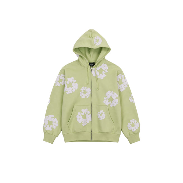 Denim Tears Cotton Wreath Zip Hoodie