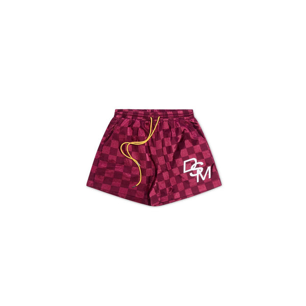 Diet Starts Monday Checkered Nylon Shorts