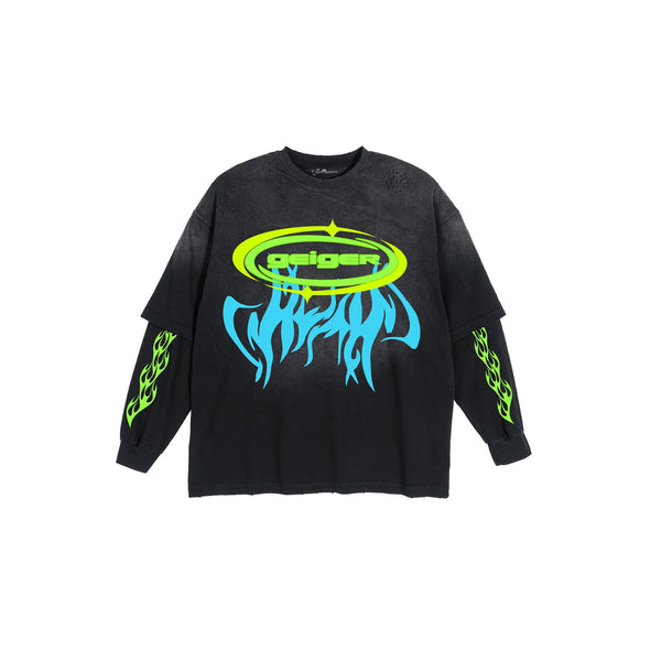 John Geiger DOUBLE OVAL GEIGER LOGO DOUBLE LONG SLEEVE