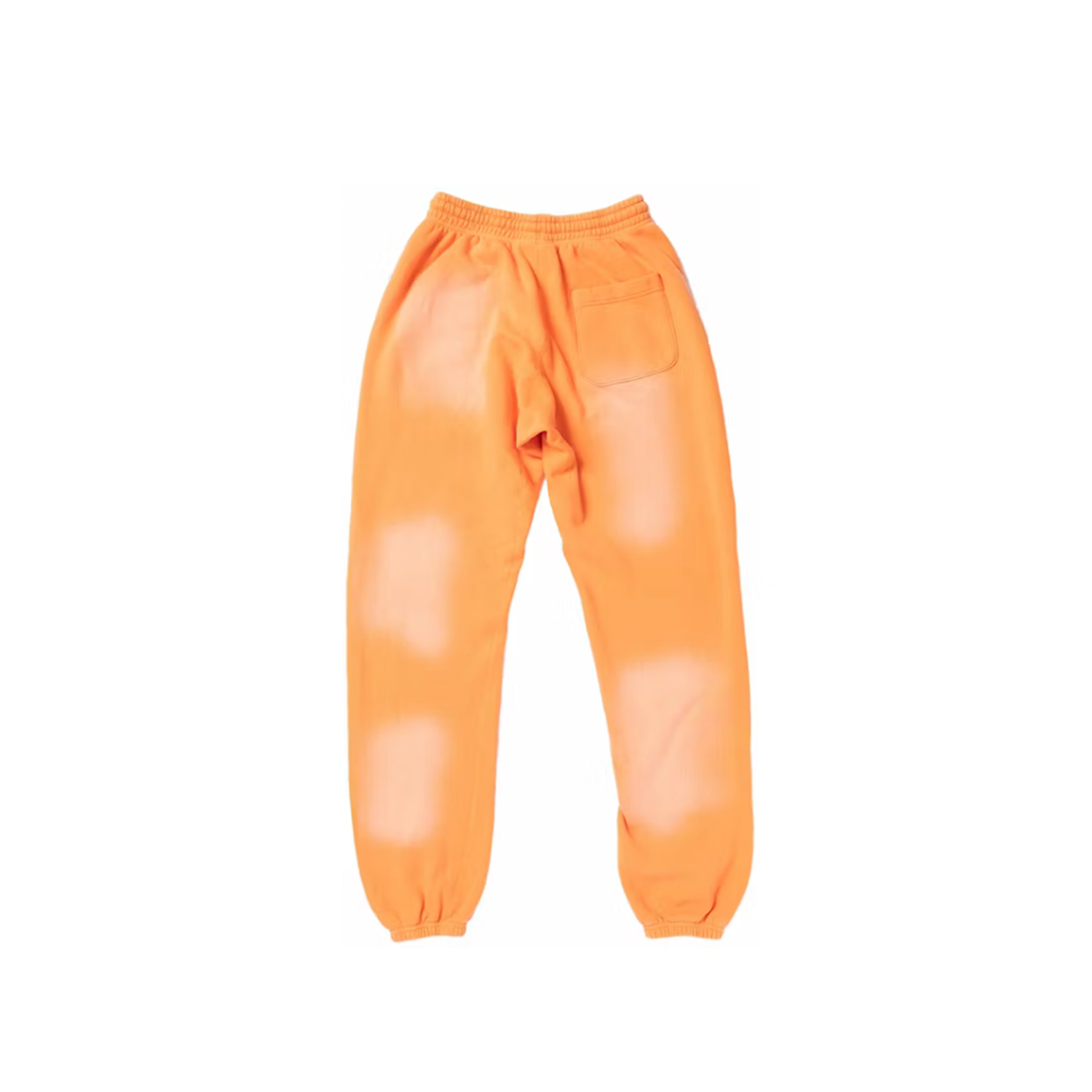 Hellstar Fire Orange Closed Elastic Bottom Sweatpants