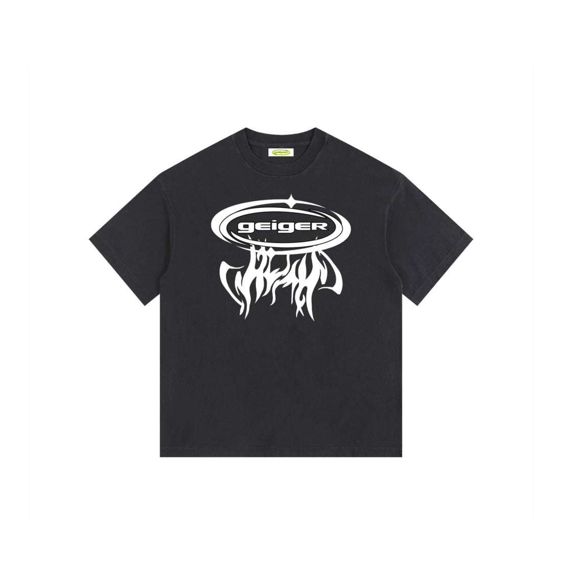John Geiger "WHO THE HELL IS" T-SHIRT BLACK/WHITE