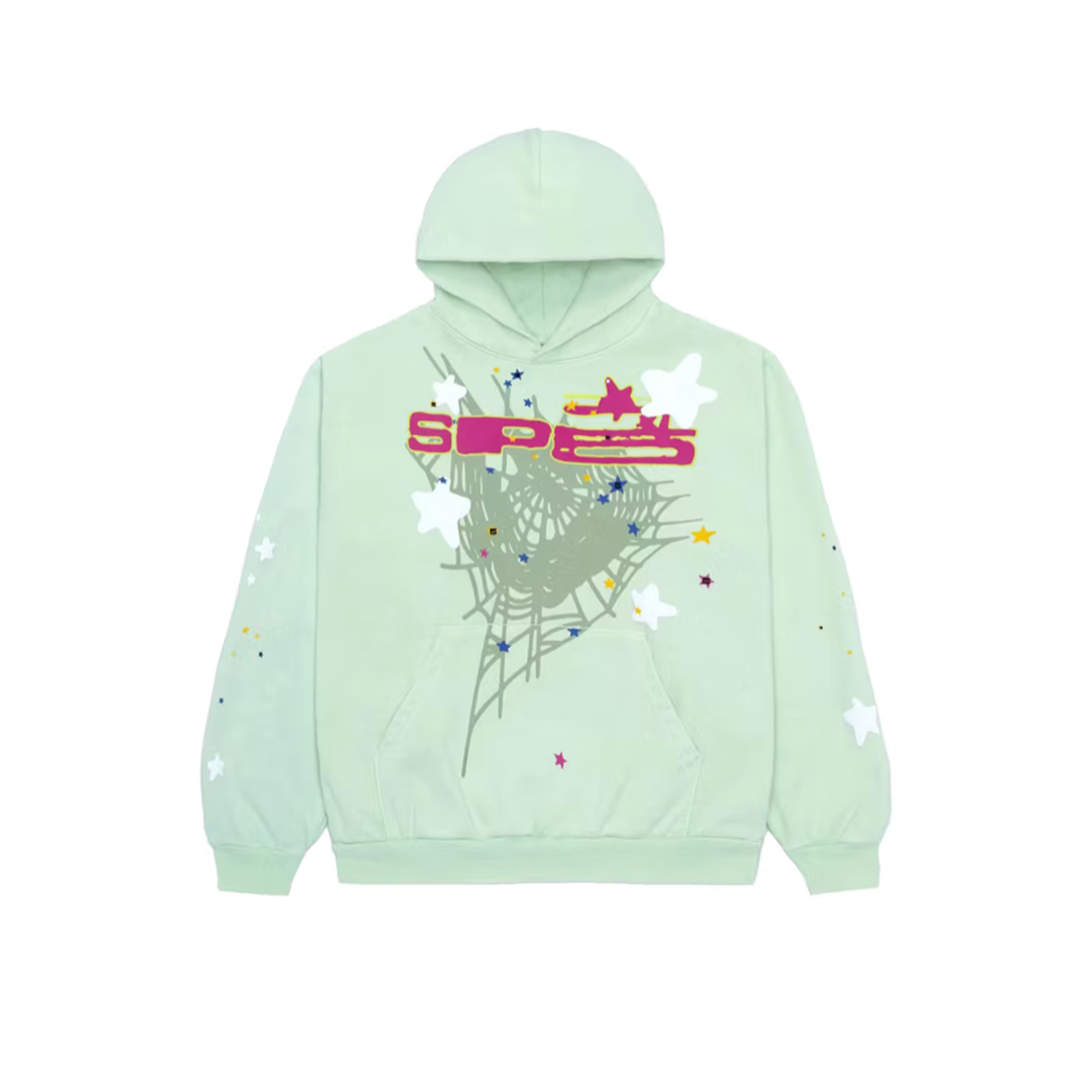 Sp5der SP5 Mint Hoodie