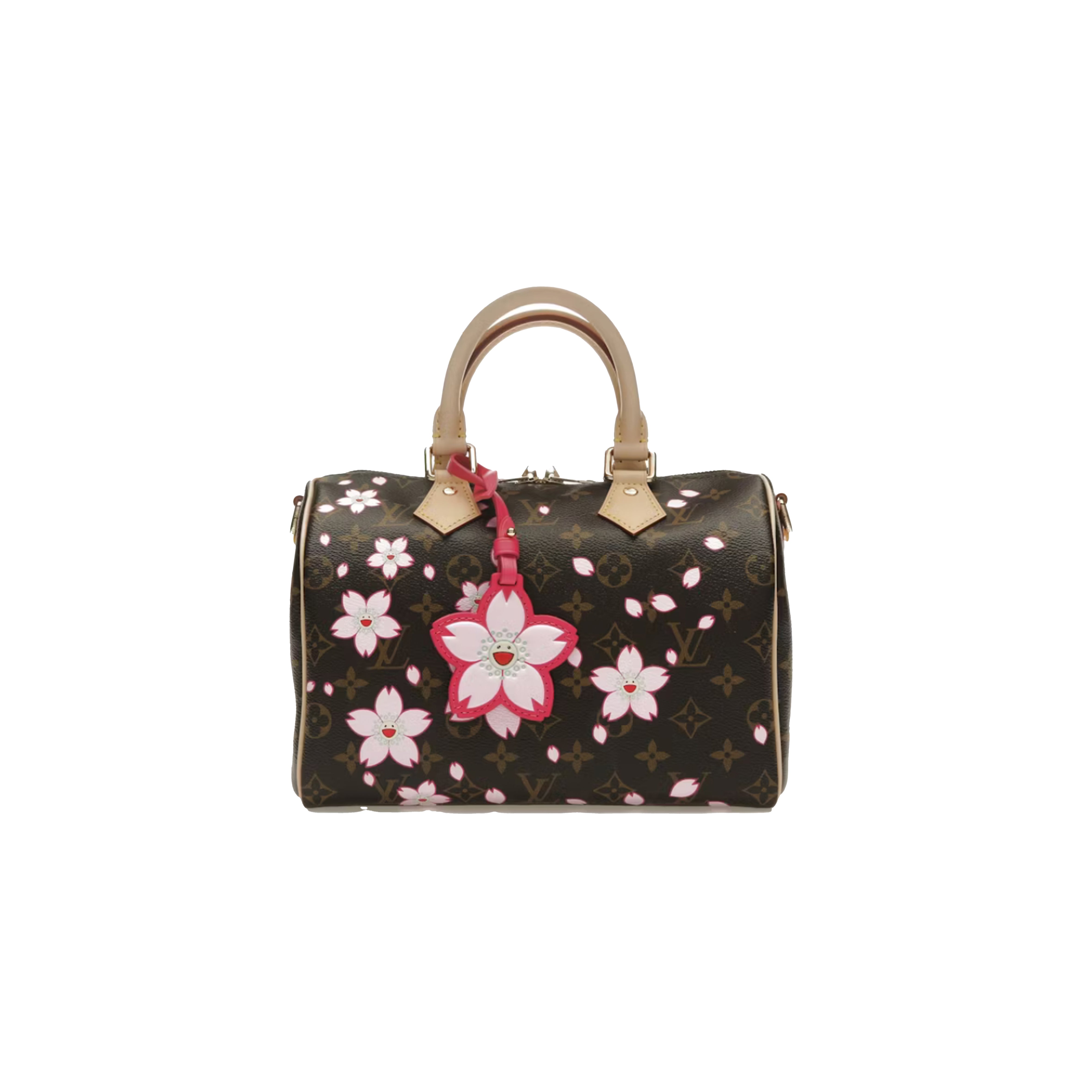 Louis Vuitton x Takashi Murakami Cherry Blossom Speedy Bandouliere 25