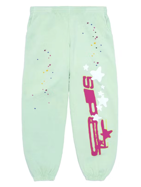 Sp5der SP5 Mint Sweatpants