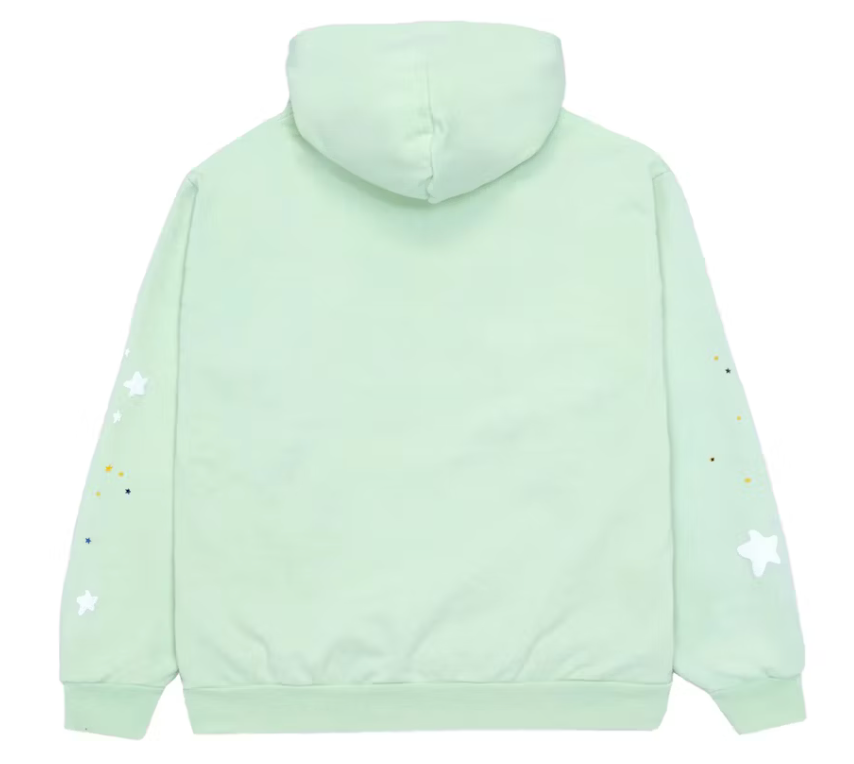 Sp5der SP5 Mint Hoodie
