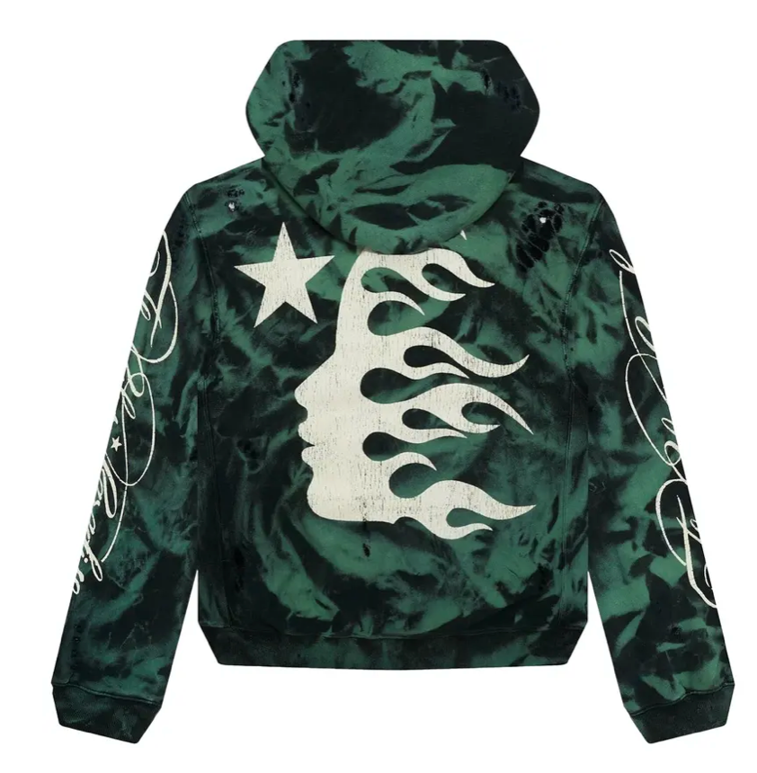 Hellstar Green Marble Paradise Hoodie