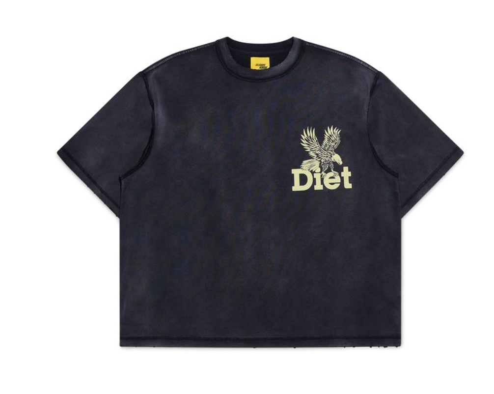 Diet Starts Monday Winged Eagle Tee-Washed