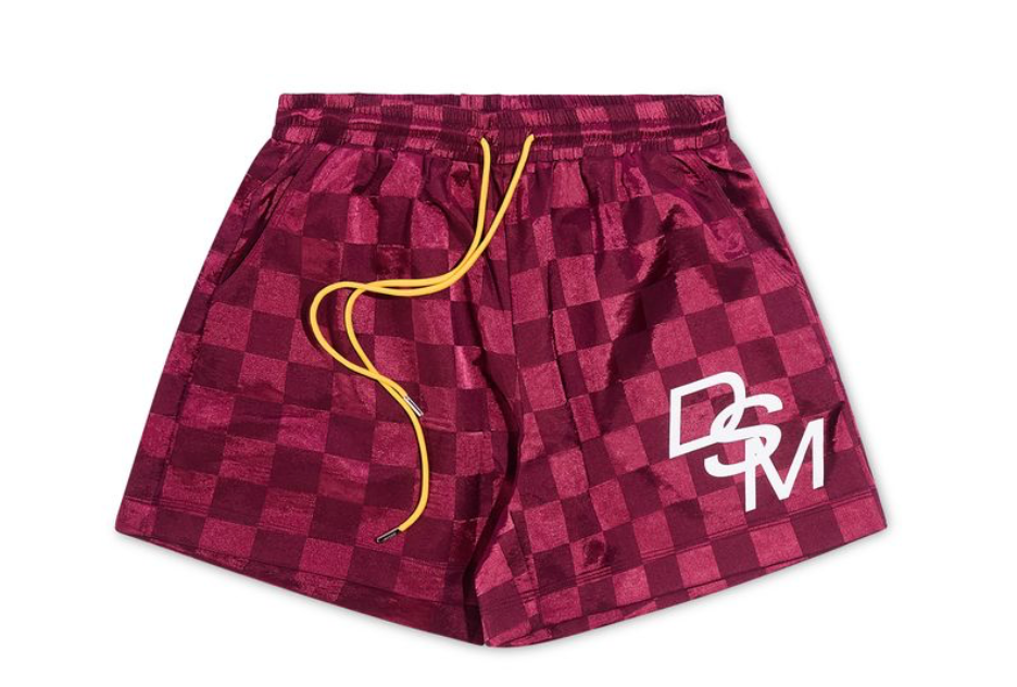 Diet Starts Monday Checkered Nylon Shorts