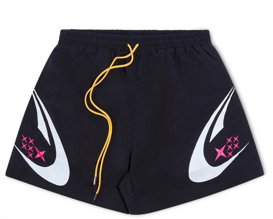 Diet Starts Monday D Star Shorts-Black