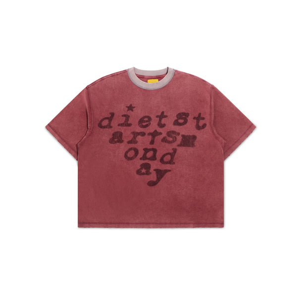 Diet Starts Monday Eye Test TDSM Ignition Tee-Antique Whiteee-Maroon