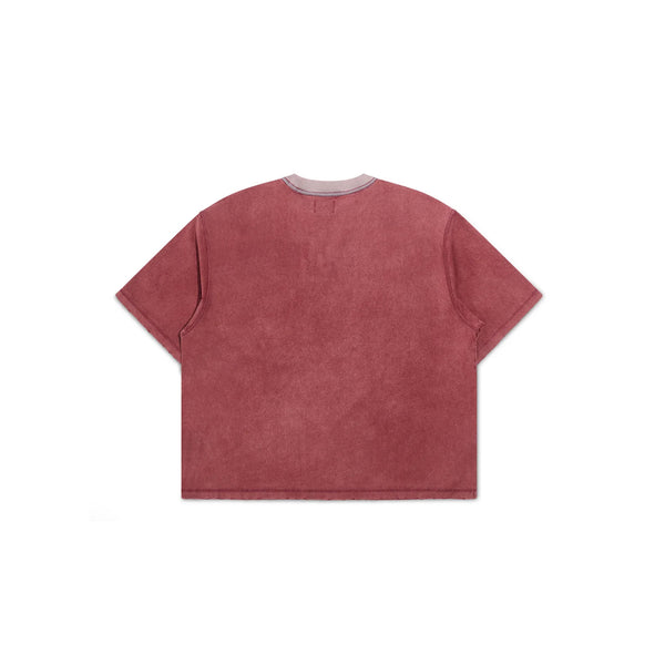 Diet Starts Monday Eye Test TDSM Ignition Tee-Antique Whiteee-Maroon