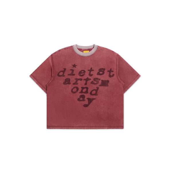 Diet Starts Monday Eye Test TDSM Ignition Tee-Antique Whiteee-Maroon