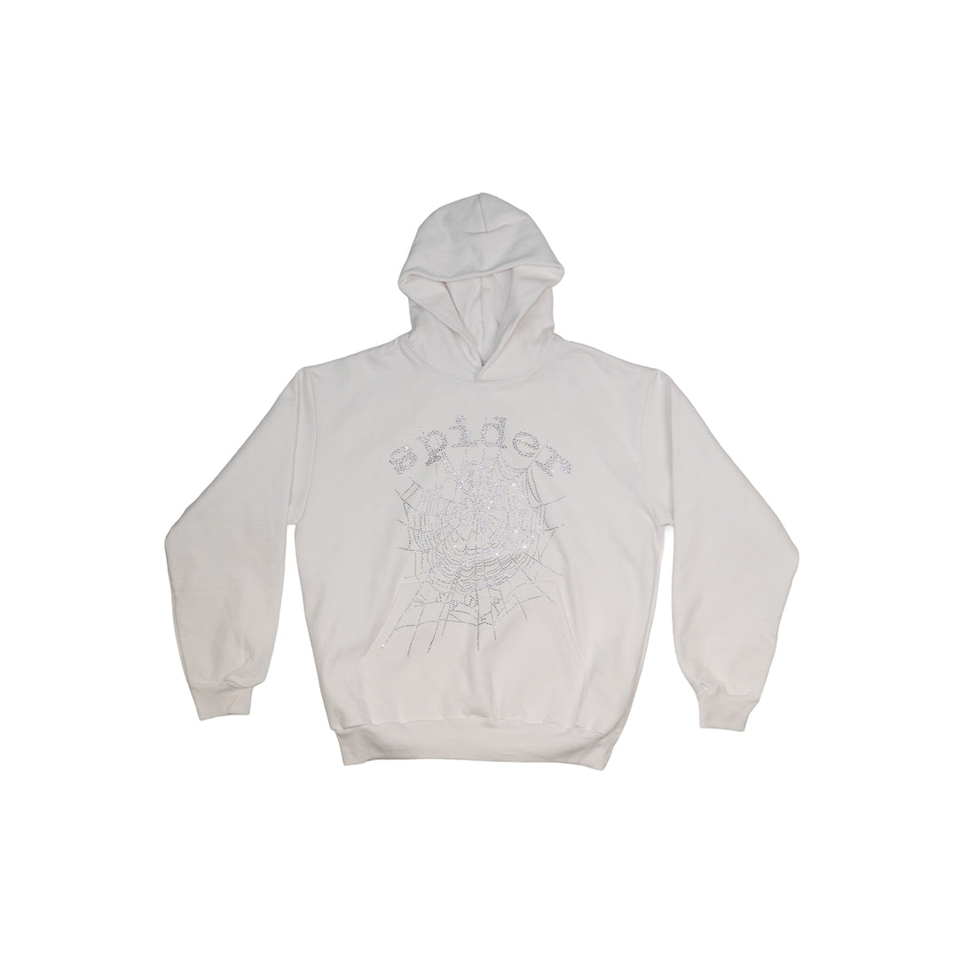 Sp5der OG Rhinestone Logo Hoodie