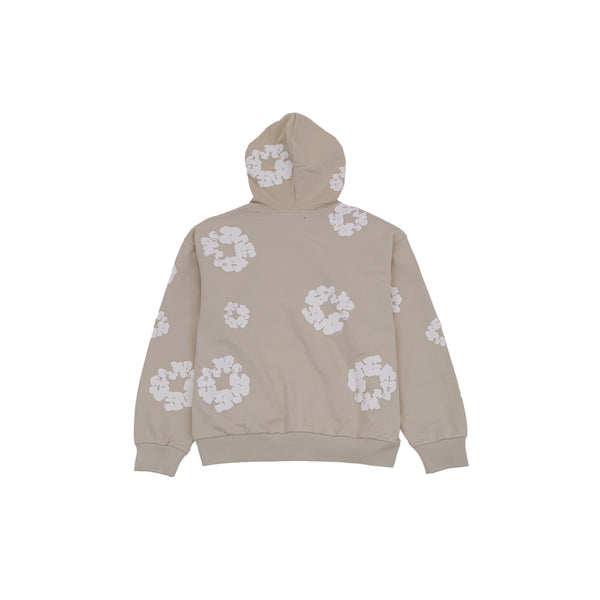 Cotton Wreath Zip Hoodie