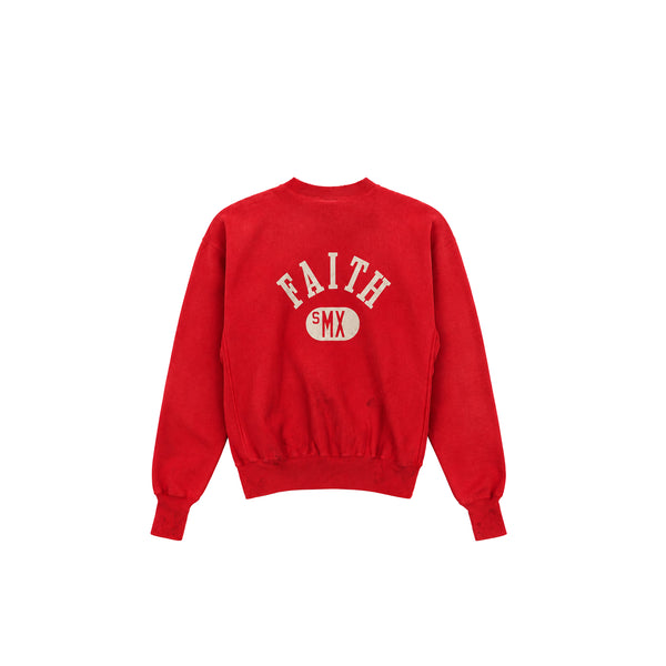 Saint Michael Red Crewneck