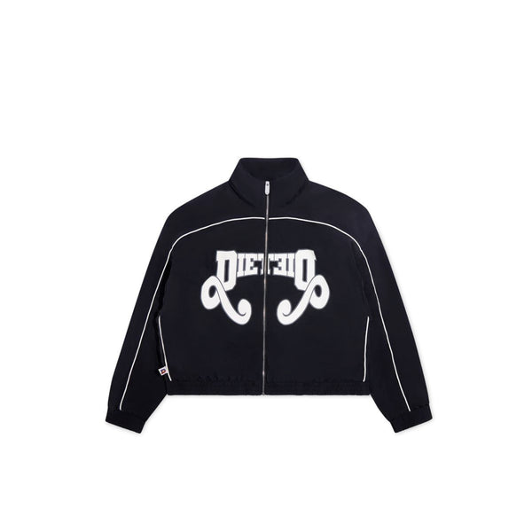 Diet Starts Monday Reverso Nylon Zip Jacket-Black/Grey