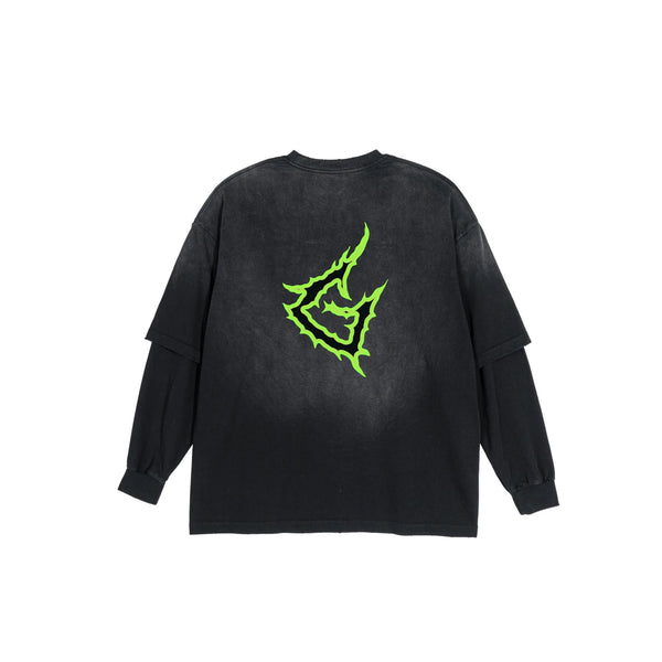 John Geiger DOUBLE OVAL GEIGER LOGO DOUBLE LONG SLEEVE