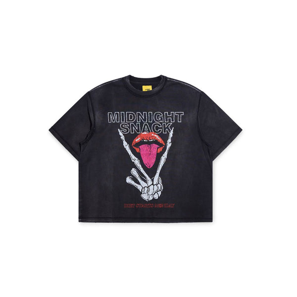 Diet Starts Monday Midnight Snack Tee - Washed Black