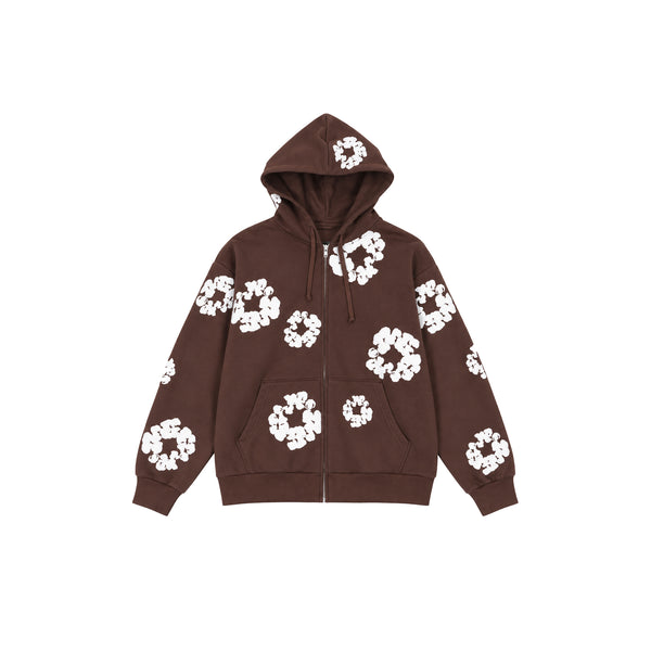 Denim Tears Cotton Wreath Zip Hoodie