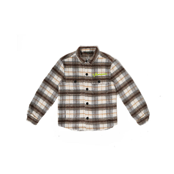 John Geiger "SZN 6 MOHAIR FLANNEL TAN/BROWN Regular price"