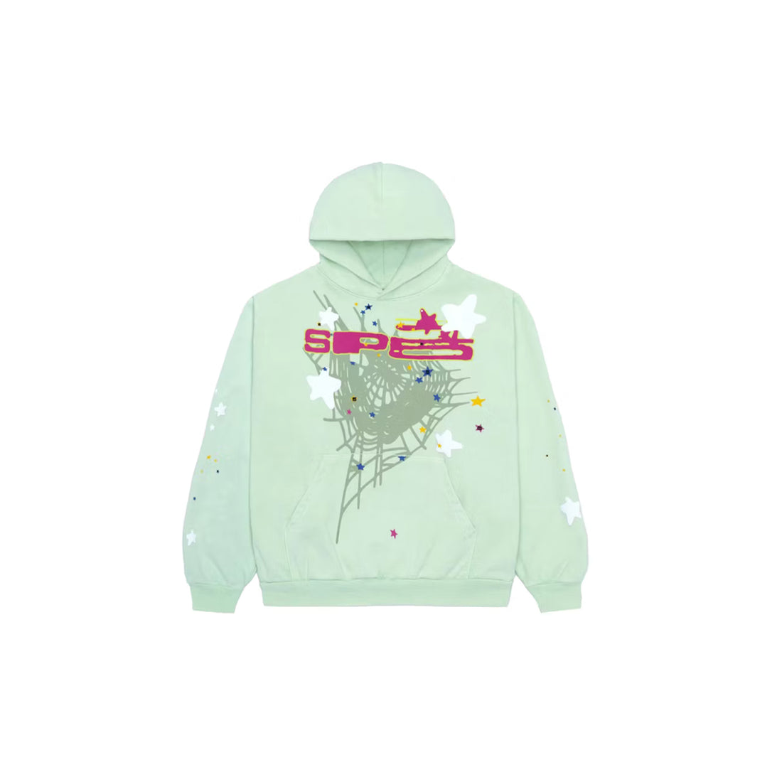 Sp5der SP5 Mint Hoodie
