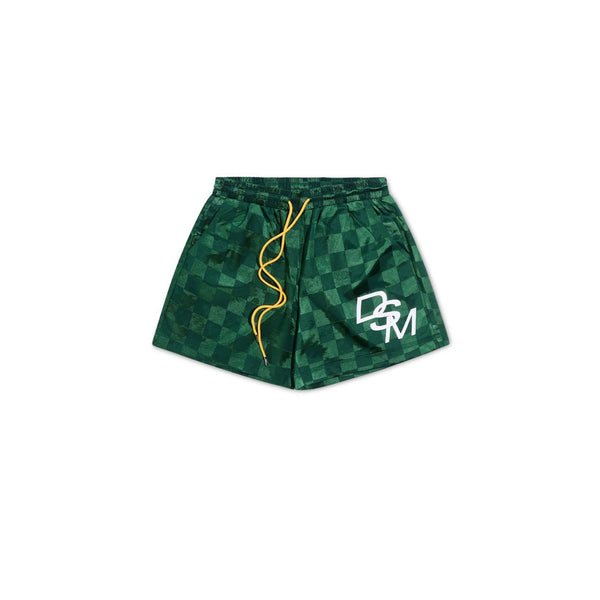 Diet Starts Monday Checkered Nylon Shorts